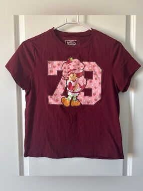 Strawberry Shortcake Maroon Short-Sleeve Tee